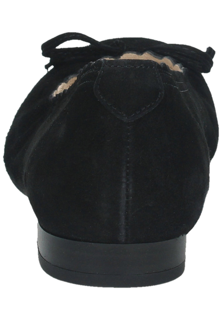 Gabor Ballerinas Samt Schwarz - surf4shoes