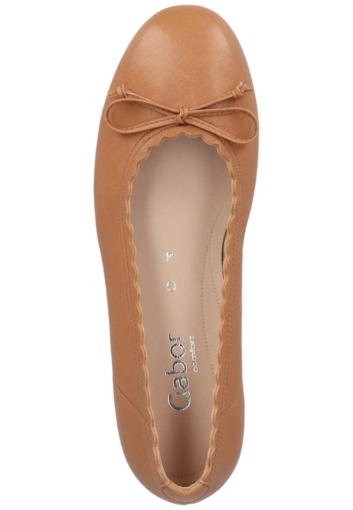 Gabor Ballerinas Leder Cuoio - surf4shoes