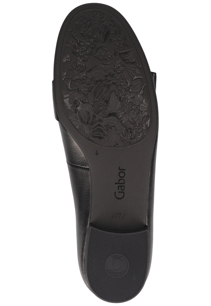 Gabor Ballerinas Nappaleder Schwarz - surf4shoes