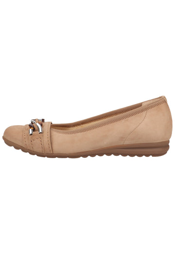 Gabor Ballerinas Samt Sand - surf4shoes