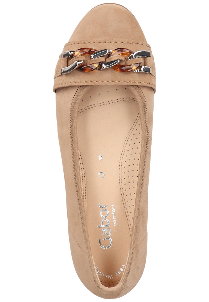 Gabor Ballerinas Samt Sand - surf4shoes