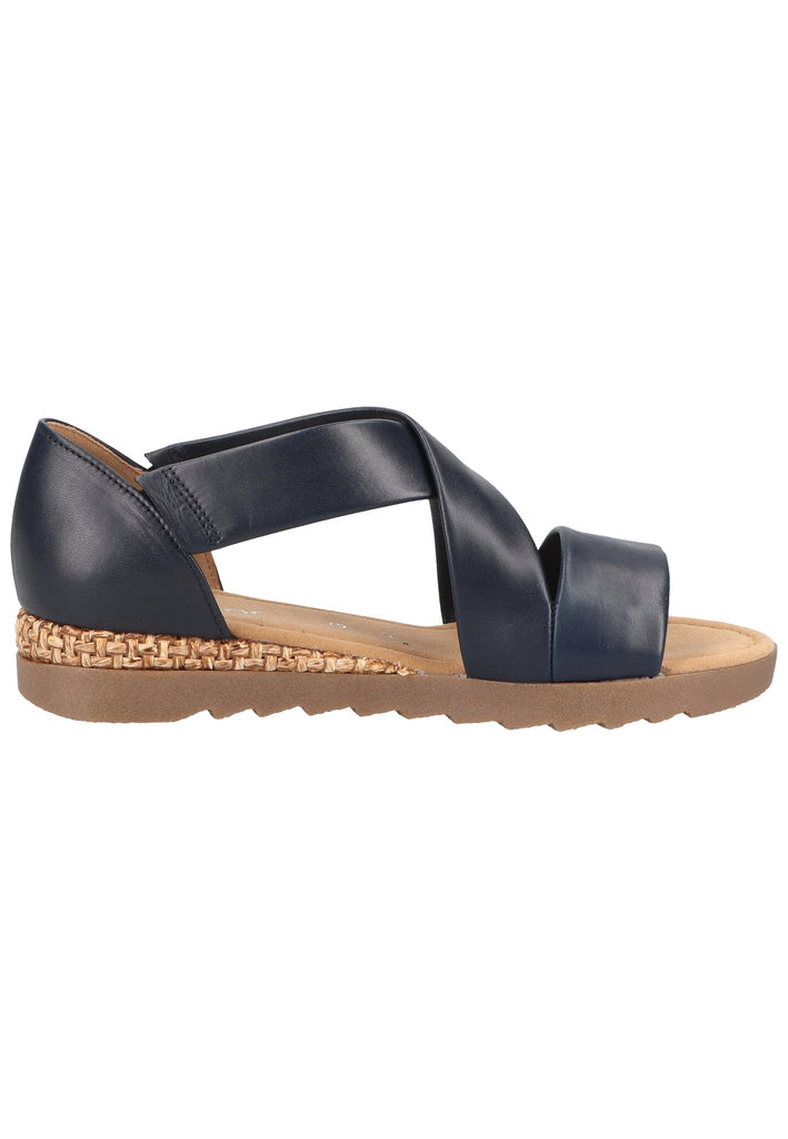 Gabor Sandalen Leder Nachtblau - surf4shoes