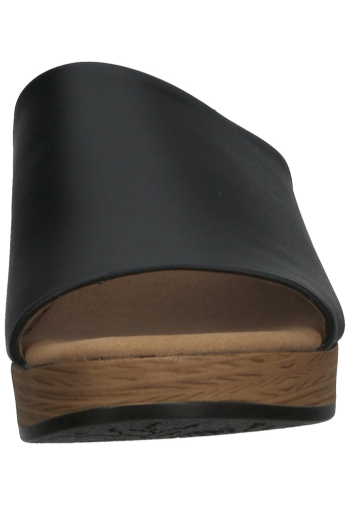 Gabor Pantoletten Nappaleder Schwarz - surf4shoes