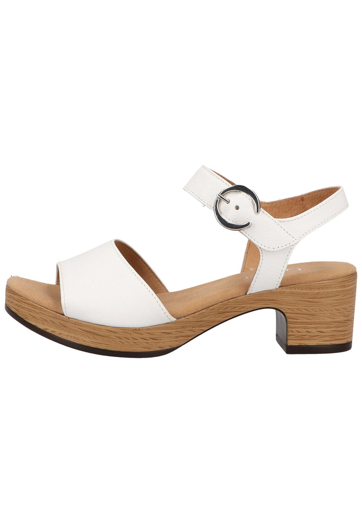 Gabor Sandalen Leder Weiß - surf4shoes
