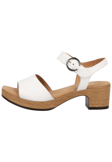 Gabor Sandalen Leder Weiß - surf4shoes