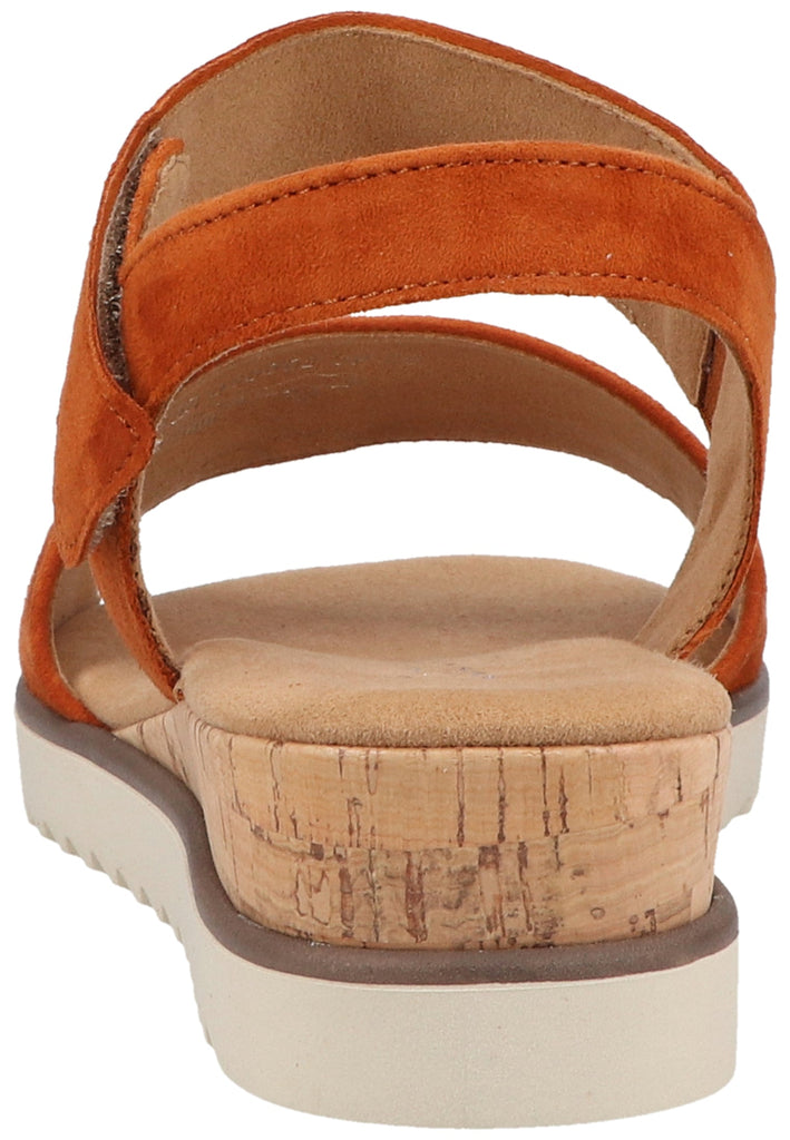 Gabor Sandalen Veloursleder Rost - surf4shoes