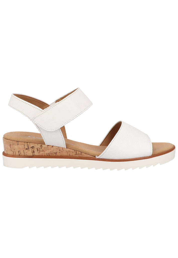 Gabor Sandalen Leder Weiß - surf4shoes