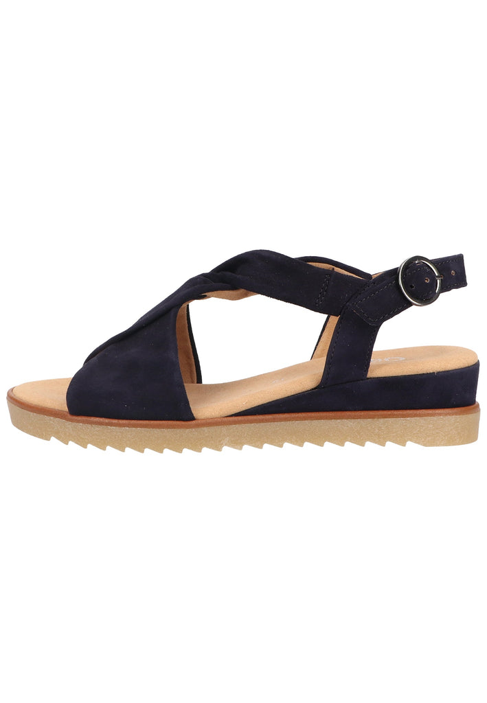 Gabor Sandalen Veloursleder Atlantik - surf4shoes