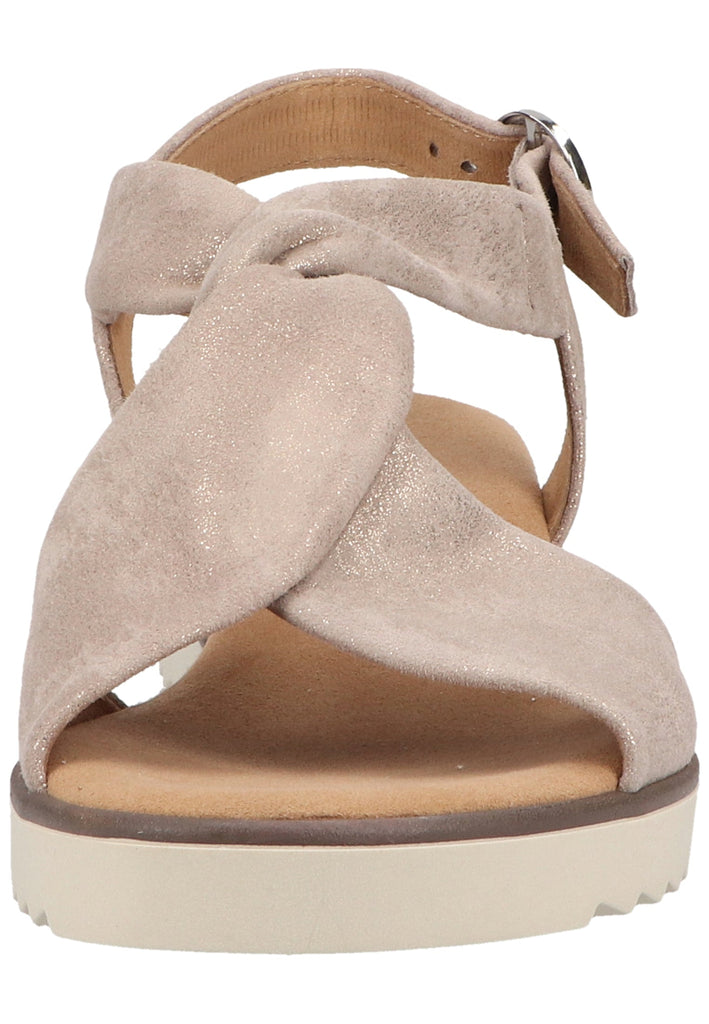 Gabor Sandalen Leder Beige - surf4shoes