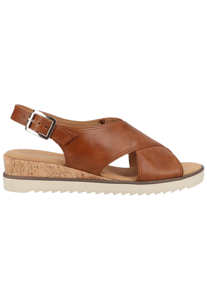Gabor Sandalen Leder Braun - surf4shoes