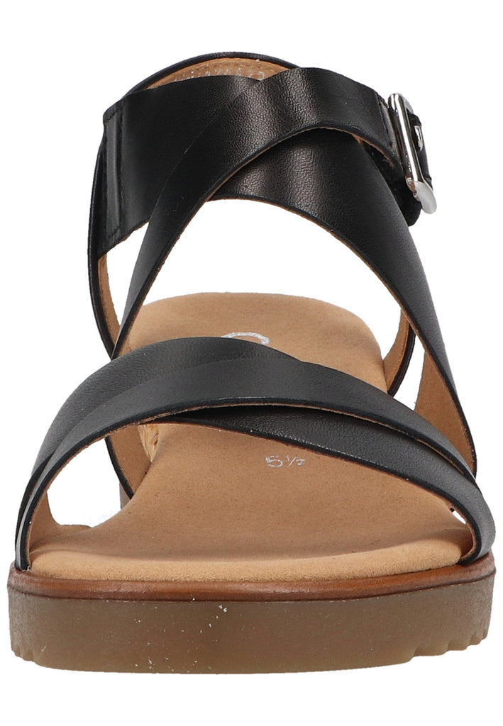 Gabor Sandalen Nappaleder Schwarz - surf4shoes