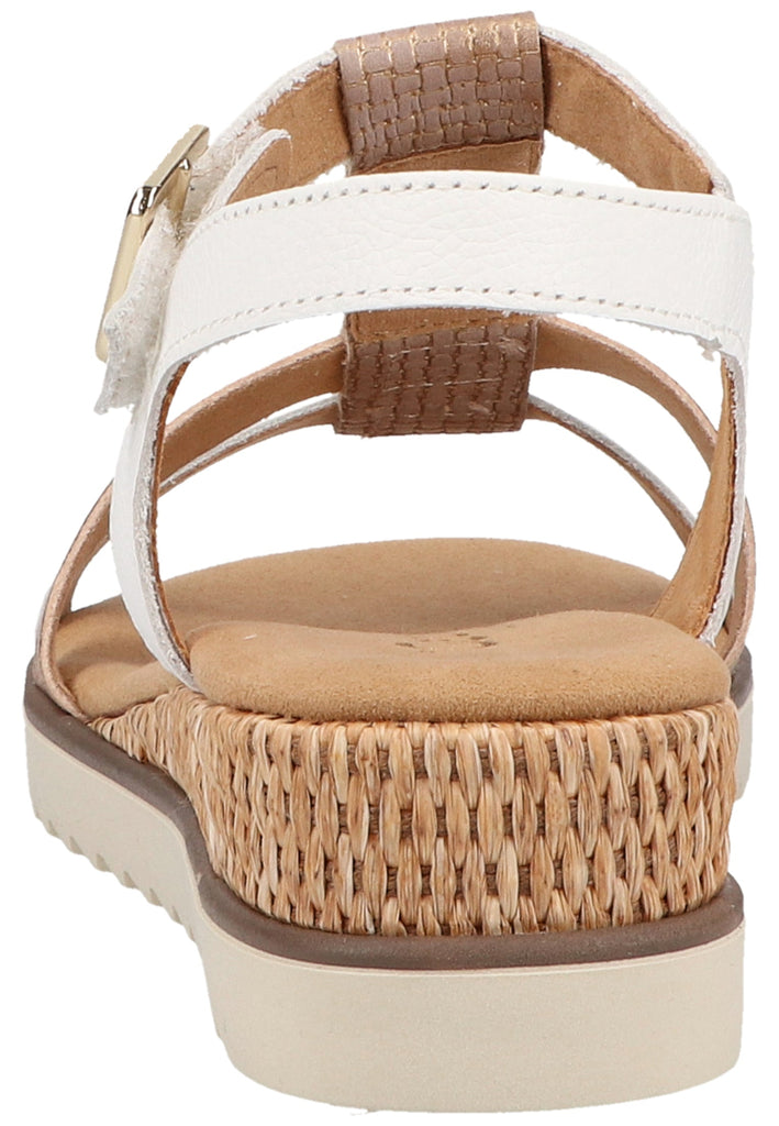 Gabor Sandalen Leder Weiß - surf4shoes