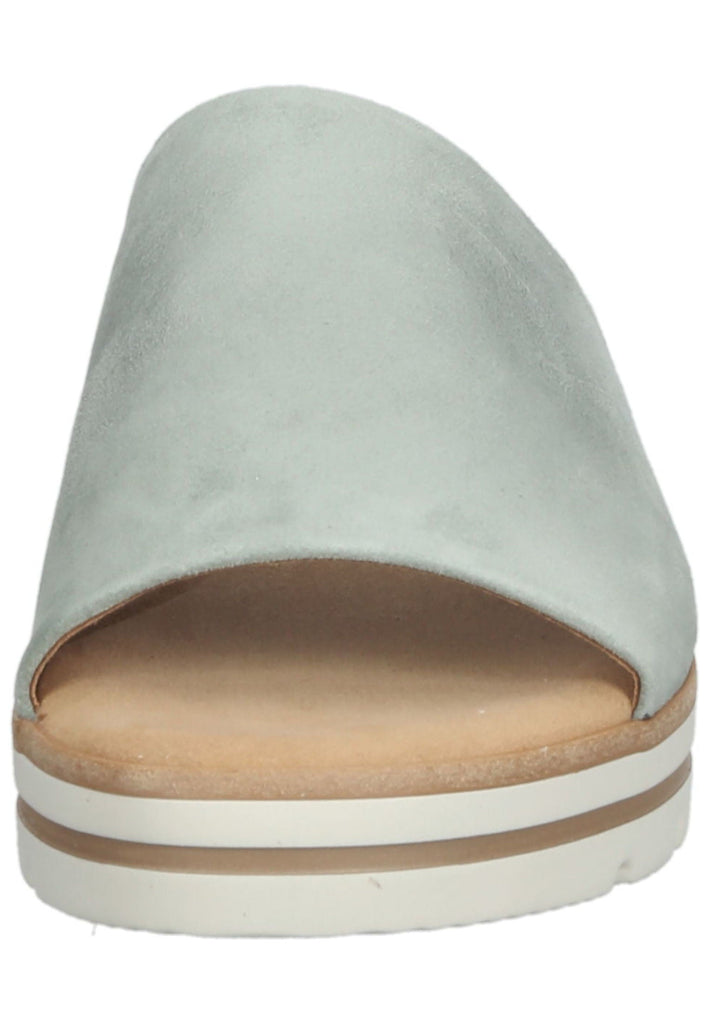 Gabor Pantoletten Veloursleder Grau - surf4shoes