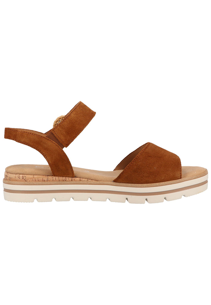 Gabor Sandalen Veloursleder Braun - surf4shoes