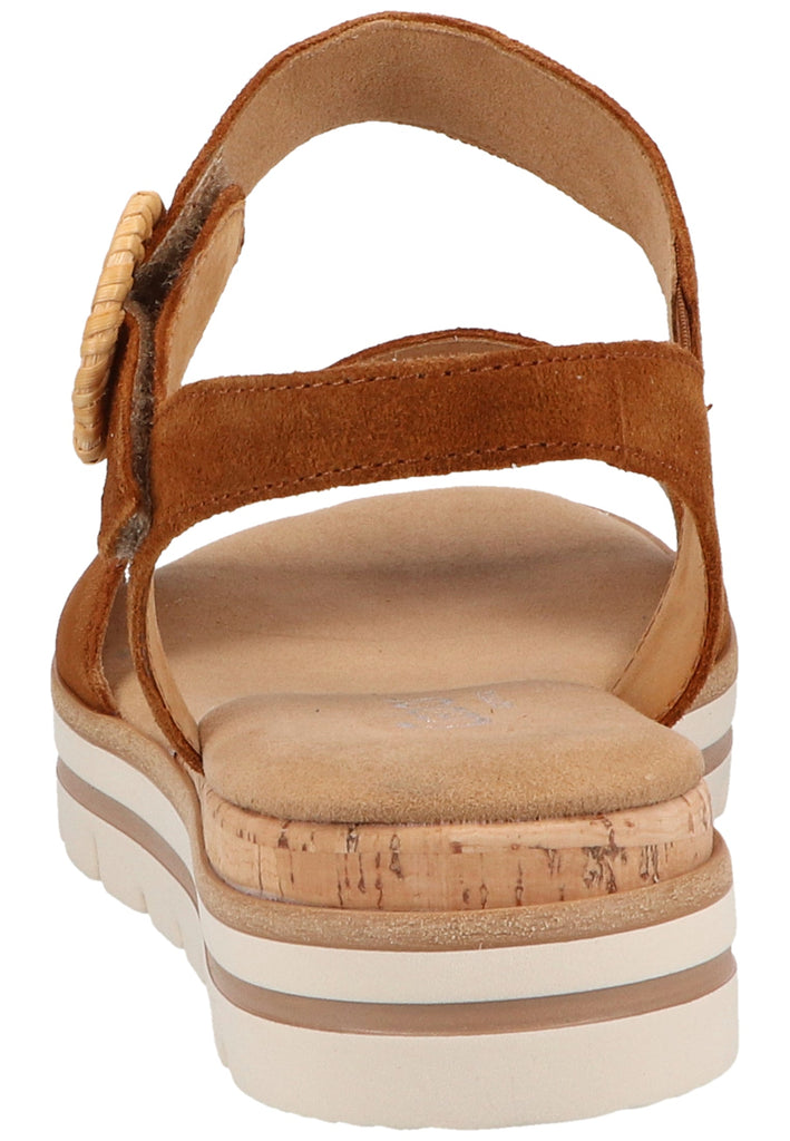 Gabor Sandalen Veloursleder Braun - surf4shoes