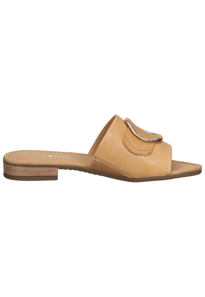 Gabor Pantoletten Leder Cuoio - surf4shoes