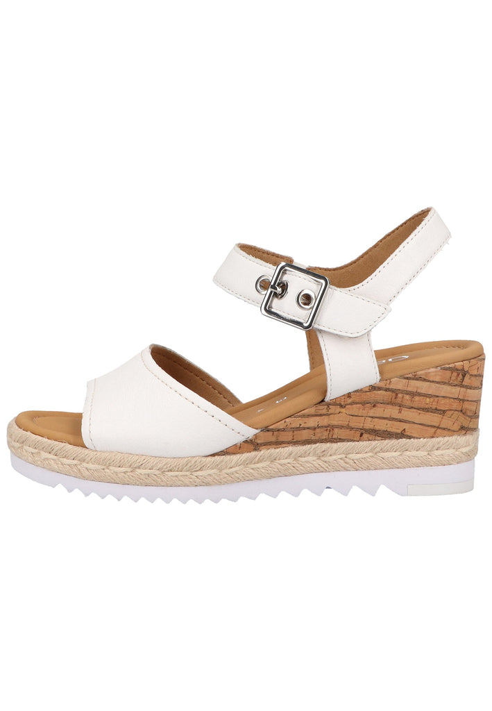 Gabor Sandalen Leder Weiß - surf4shoes
