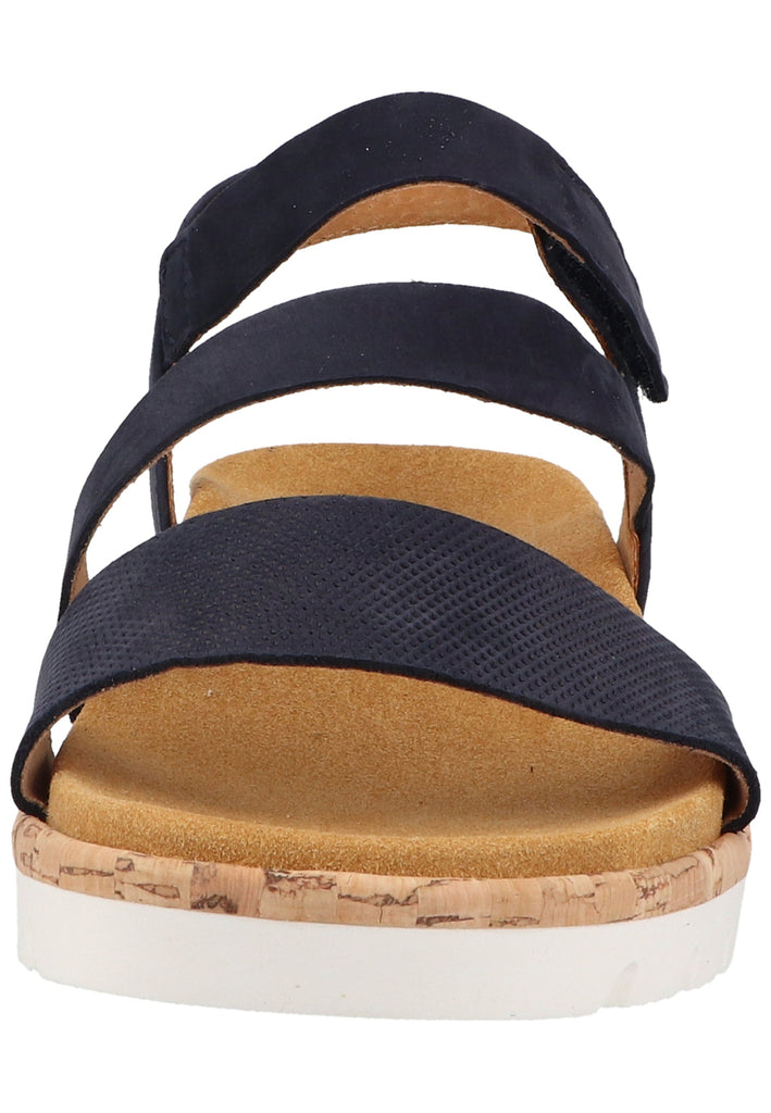 Gabor Sandalen Nubukleder Blau - surf4shoes