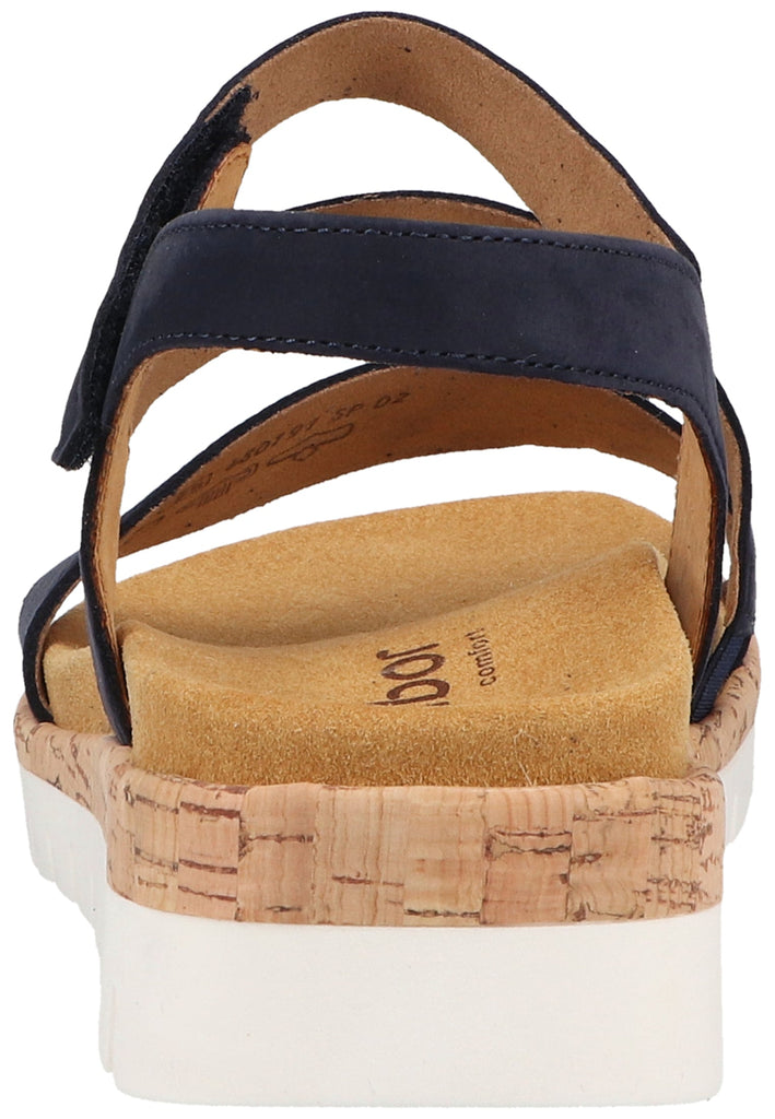 Gabor Sandalen Nubukleder Blau - surf4shoes