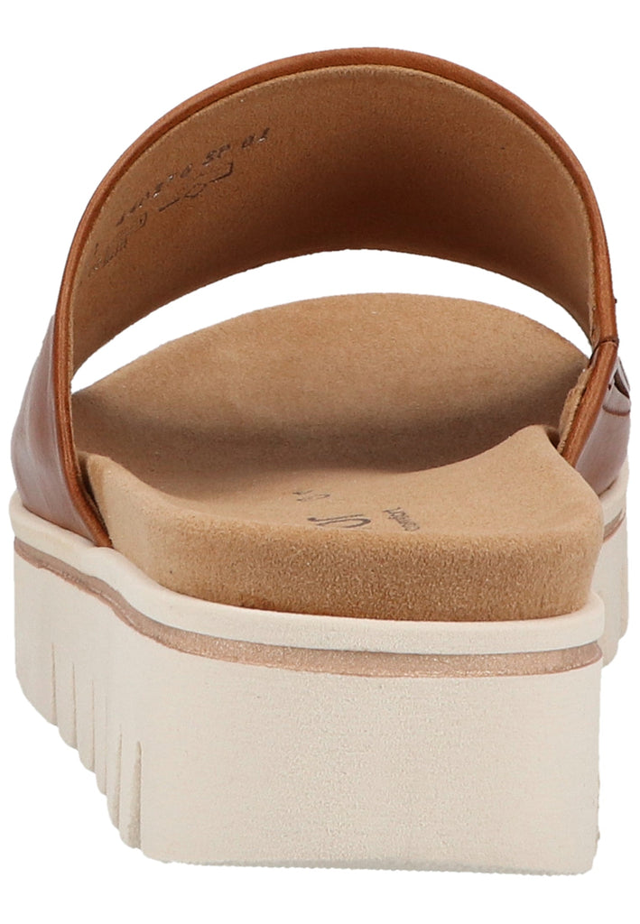 Gabor Pantoletten Leder Braun - surf4shoes