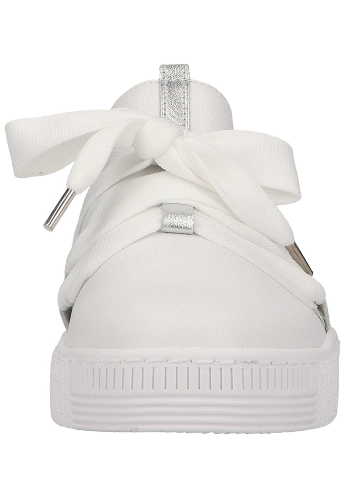 Gabor Sneaker Leder Weiß/Silber - surf4shoes