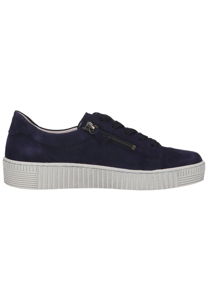 Gabor Sneaker Veloursleder Blau - surf4shoes