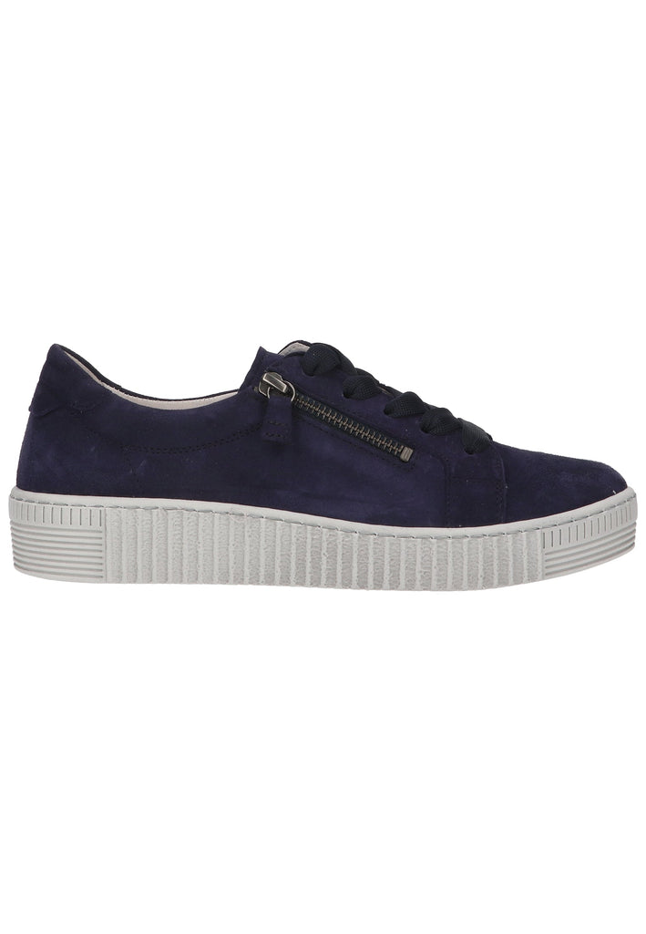 Gabor Sneaker Veloursleder Blau - surf4shoes