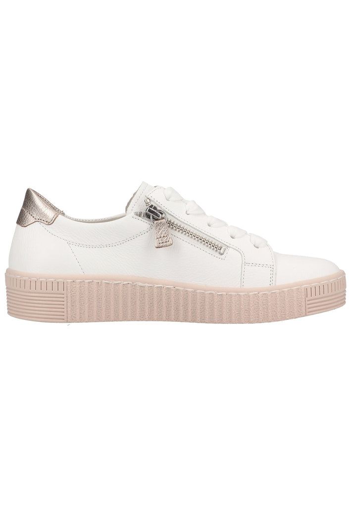 Gabor Sneaker Leder Weiß - surf4shoes