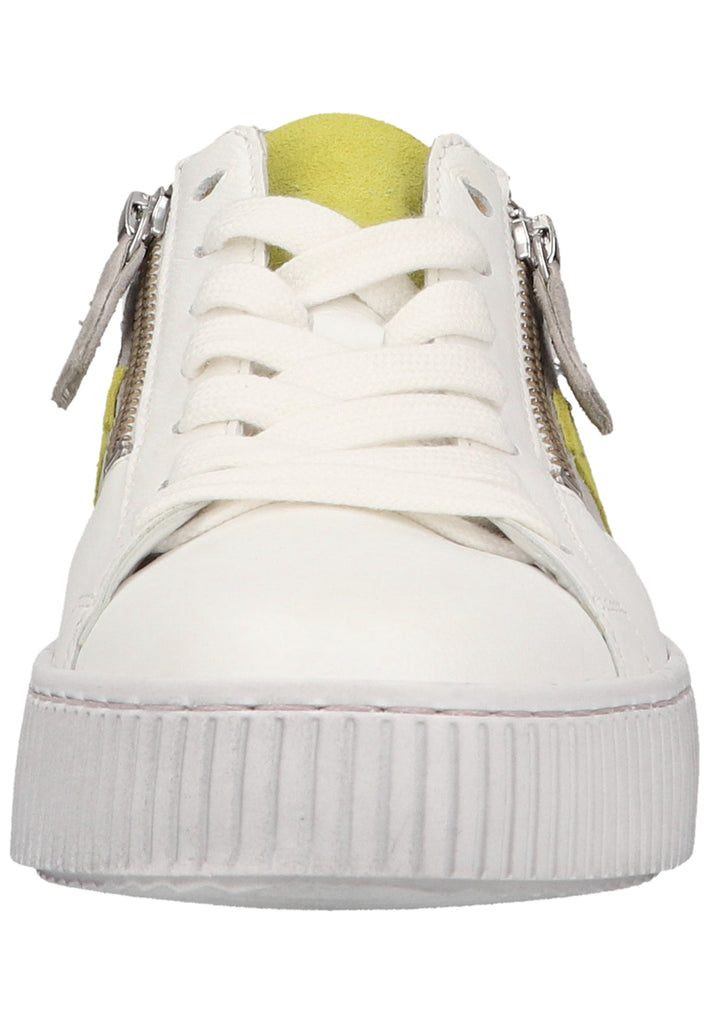 Gabor Sneaker Leder Weiß/Grau - surf4shoes