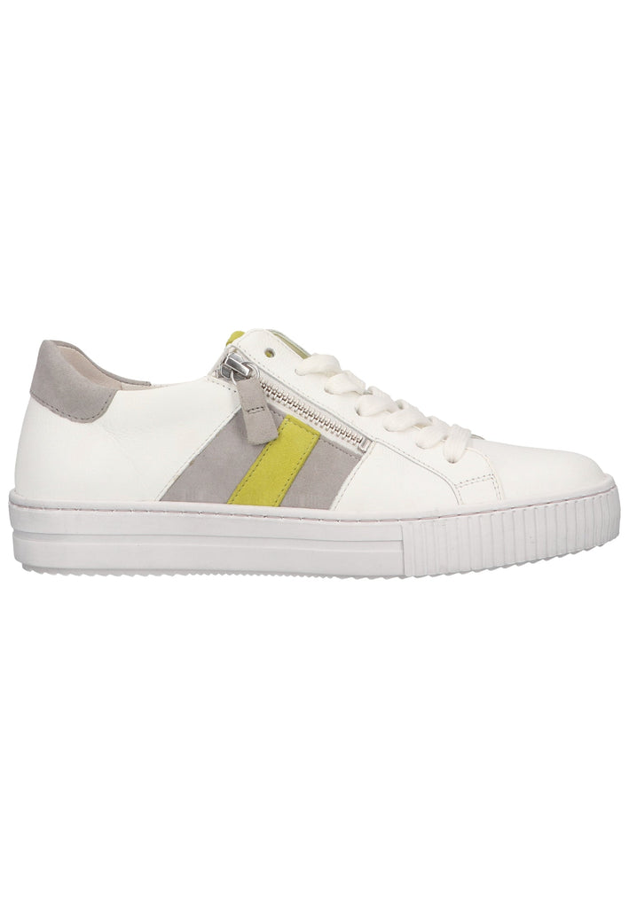 Gabor Sneaker Leder Weiß/Grau - surf4shoes