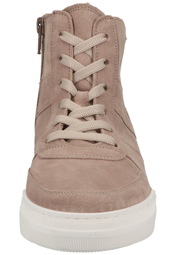 Gabor Stiefelette Veloursleder Beige - surf4shoes