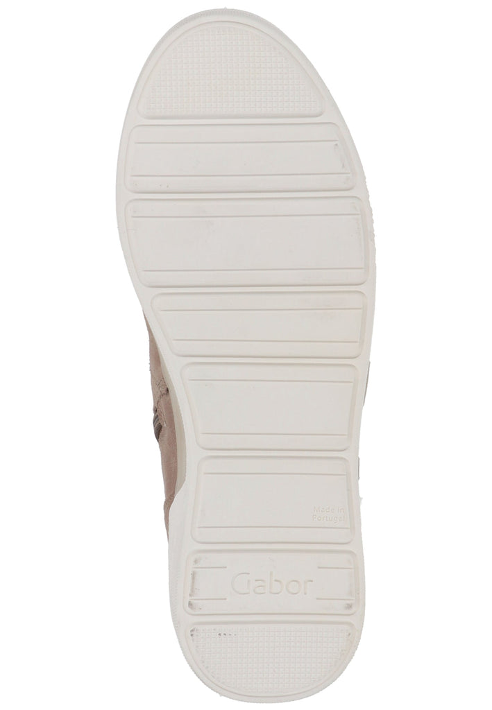 Gabor Stiefelette Veloursleder Beige - surf4shoes