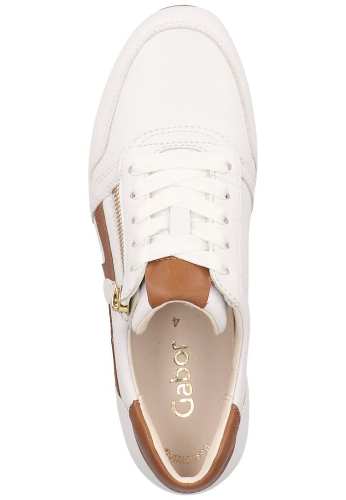 Gabor Sneaker Leder Weiß - surf4shoes
