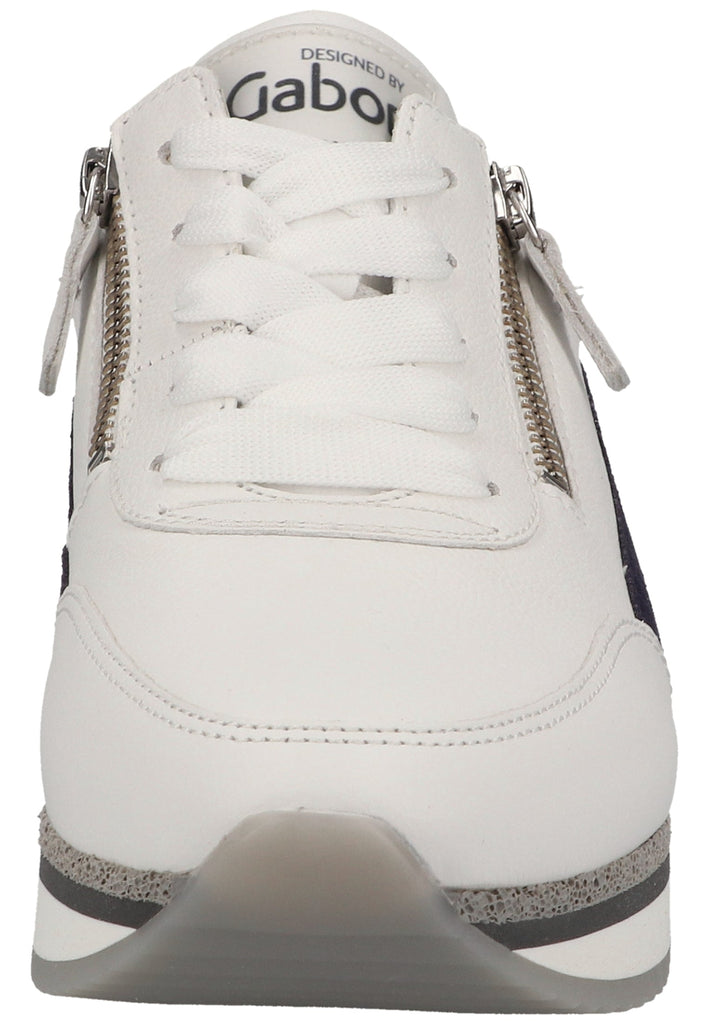 Gabor Sneaker Leder Weiß - surf4shoes