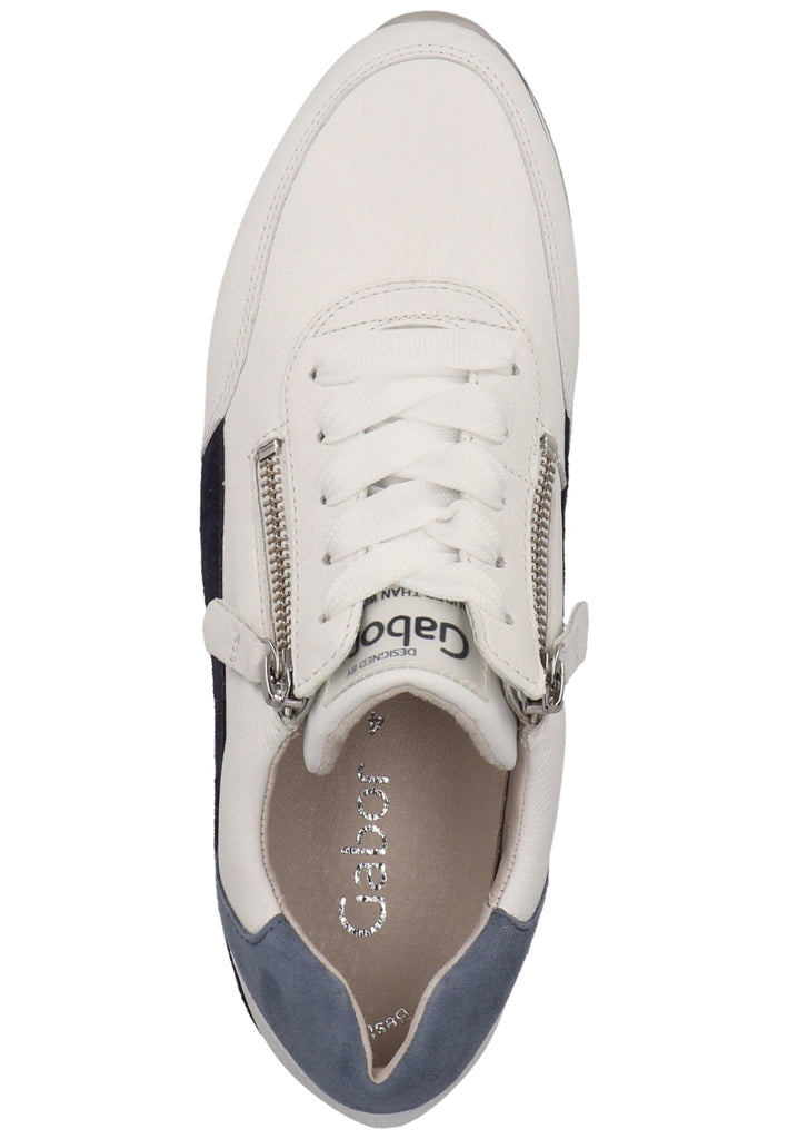 Gabor Sneaker Leder Weiß - surf4shoes