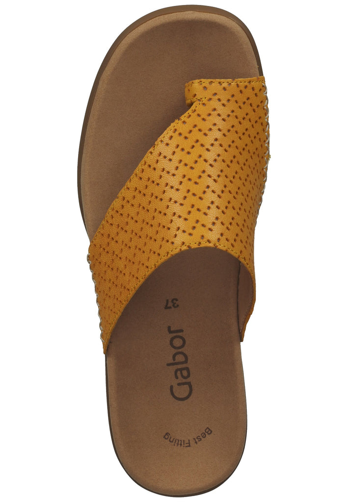 Gabor Zehensteg Nappaleder Mango - surf4shoes