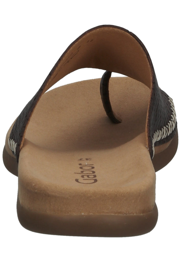 Gabor Zehensteg Nappaleder Mocca - surf4shoes