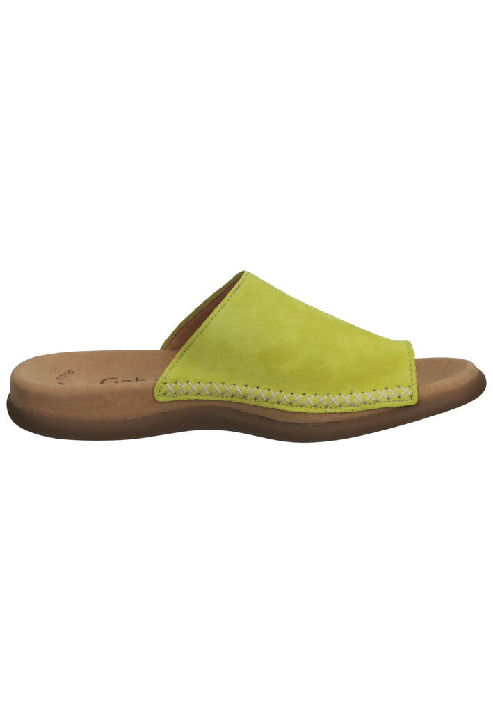 Gabor Zehensteg Veloursleder Lemon - surf4shoes