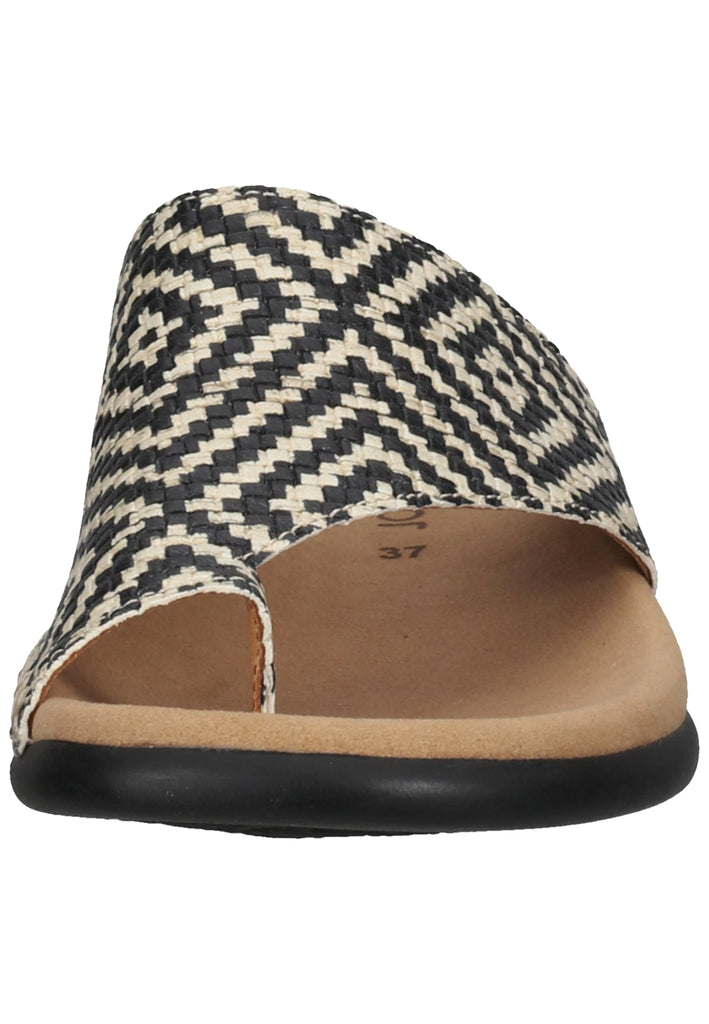 Gabor Zehensteg Leder Schwarz - surf4shoes