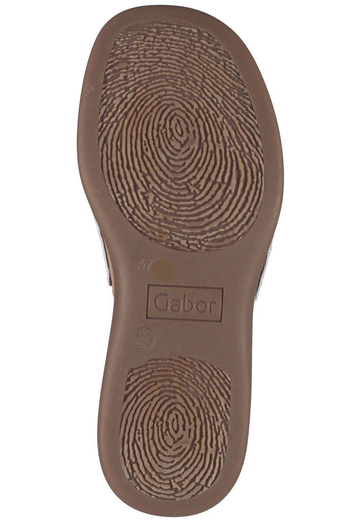 Gabor Pantoletten Nappaleder Weiß - surf4shoes