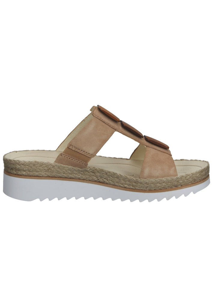 Gabor Pantoletten Veloursleder Caramel - surf4shoes