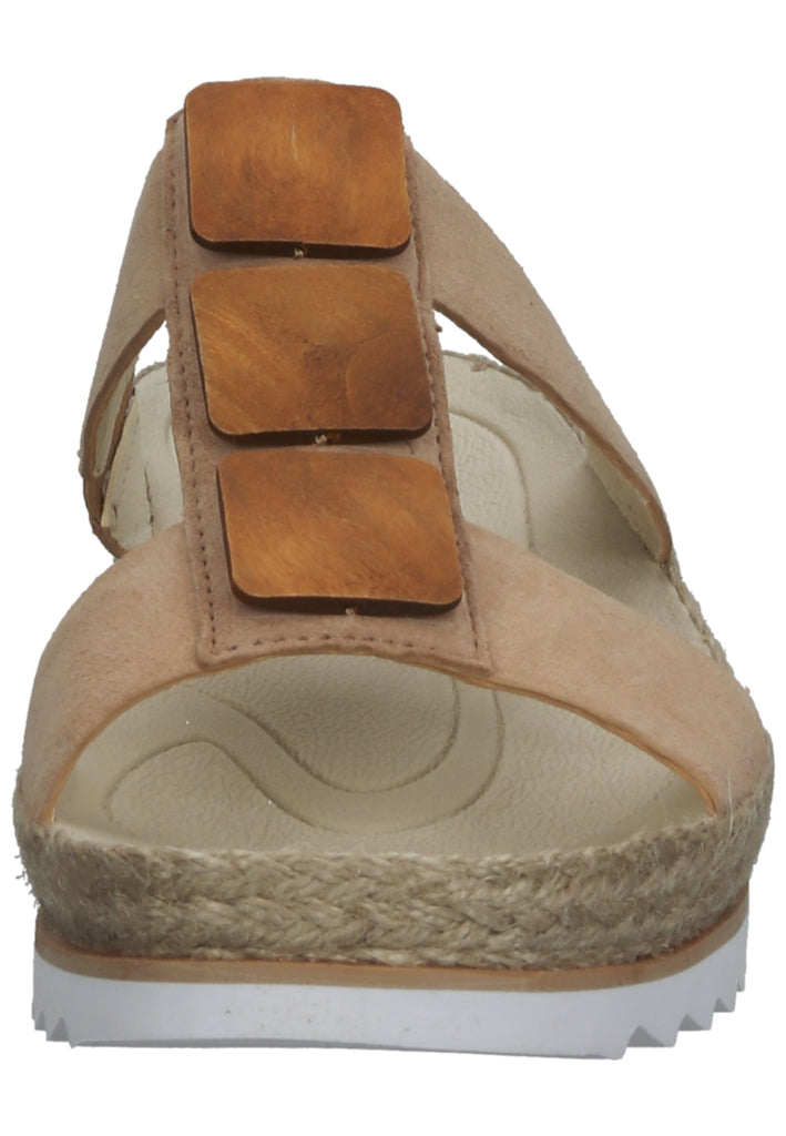 Gabor Pantoletten Veloursleder Caramel - surf4shoes