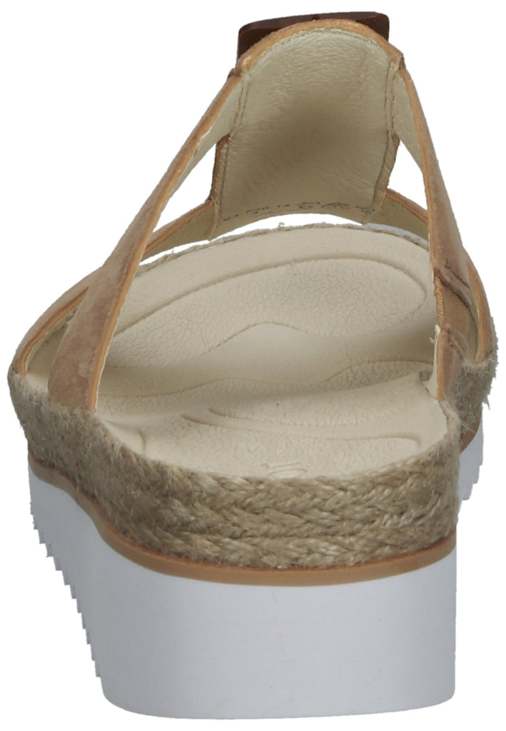 Gabor Pantoletten Veloursleder Caramel - surf4shoes