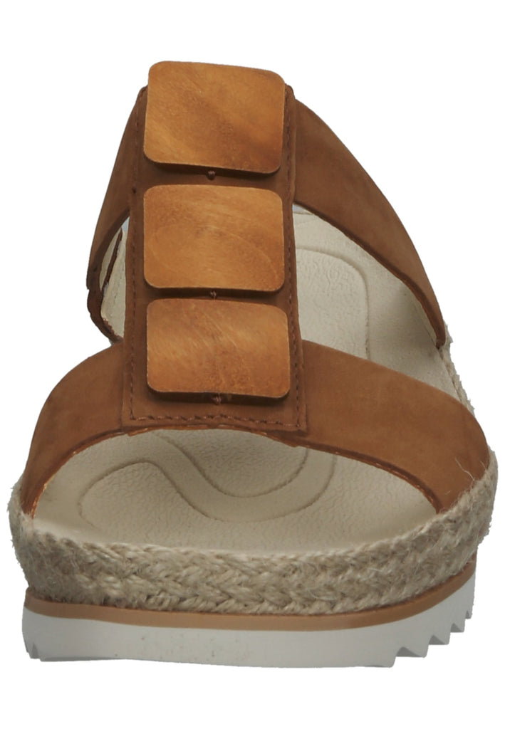 Gabor Pantoletten Nubukleder Brandy - surf4shoes