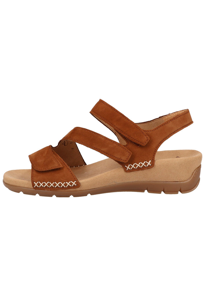 Gabor Sandalen Nubukleder Brandy - surf4shoes