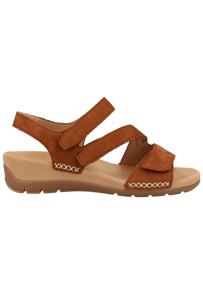 Gabor Sandalen Nubukleder Brandy - surf4shoes