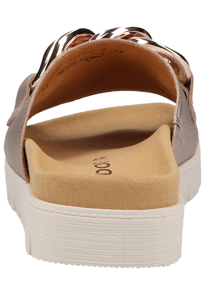 Gabor Pantoletten Leder Puder - surf4shoes