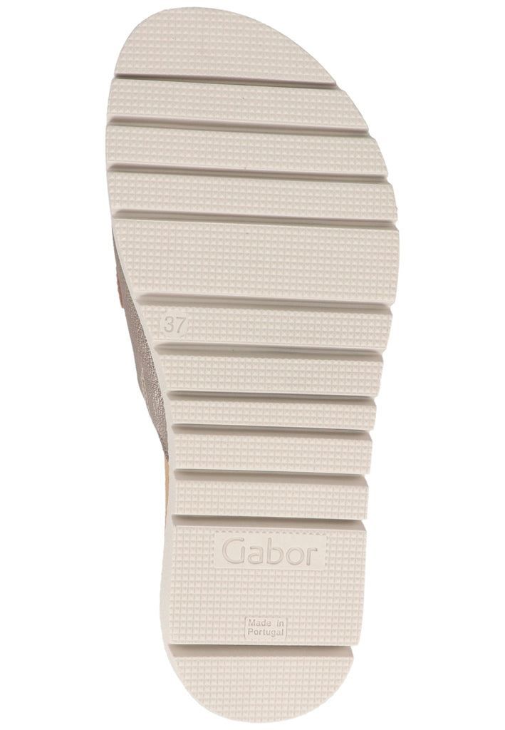 Gabor Pantoletten Leder Puder - surf4shoes