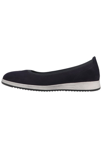Gabor Ballerinas Veloursleder Atlantik - surf4shoes