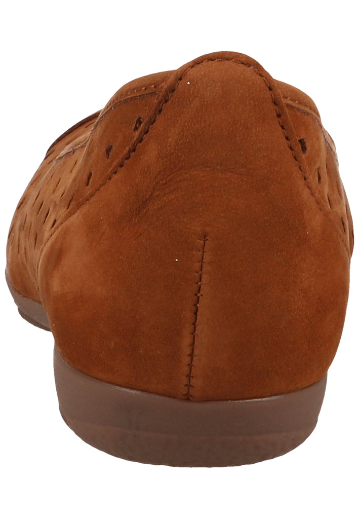 Gabor Ballerinas Nubukleder Brandy - surf4shoes